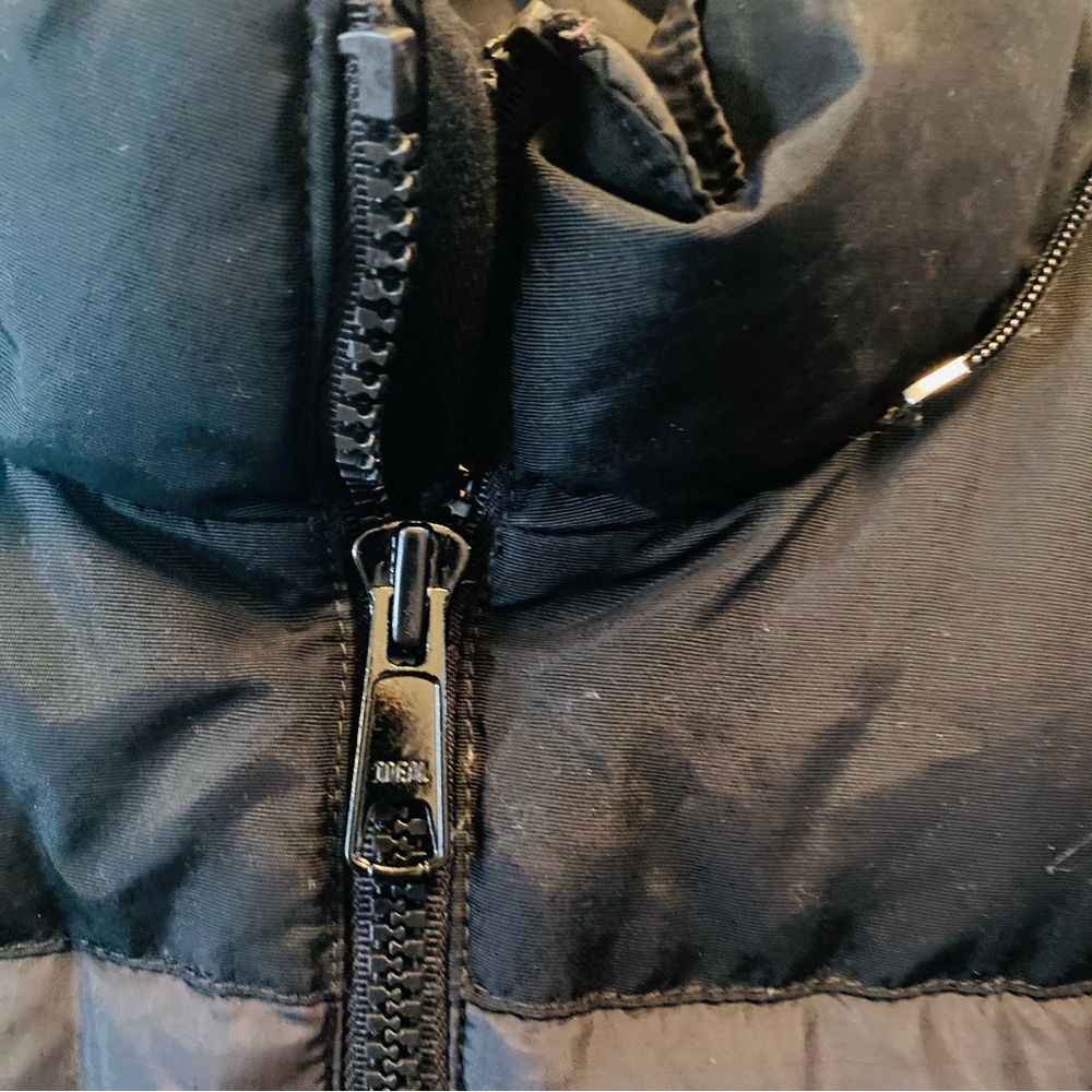 RALPH LAUREN DENIM & SUPPLY Black Puffer Bomber Jacket American Flag Arm Detail - Picture 4 of 8